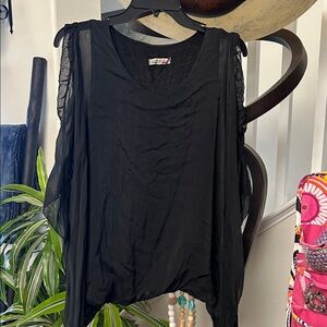 Elegant Black Women's Top